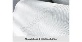 Absaugvliese, Glasfaserband