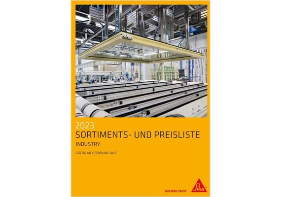 Sika Industry - Sortiments- und Preisliste 2022