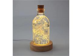 Silikonform Flasche mit LED